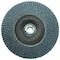 Weiler 7" Tiger Paw Abrasive Flap Disc, Flat (TY27), 40Z, 5/8"-11 UNC 51140 - alternate 1